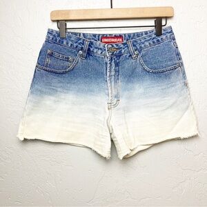 Vintage 90's Unionbay Ombre Bleached High Rise Shorts sz 7